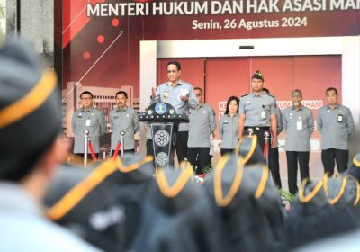 Menteri Supratman Minta Seluruh Jajaran Kemenkumham Bekerja Jujur dan Transparan