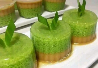 Puding Lumut Gula Merah