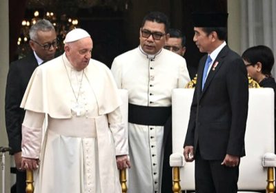 Pemimpin Gereja Katolik Sedunia Fransiskus Diterima Presiden Jokowi