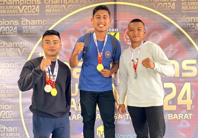 Anggota Polres Loteng Juara 1 Kejuaraan Karate Inkanas Kapolda Cup 2024