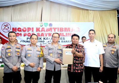 Ciptakan Rasa Aman PJU Polda Metro “Ngopi Kamtibmas” di Kalideres