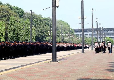 Ribuan Polisi Kawal Pelantikan Anggota DPR/DPD/MPR RI 2024