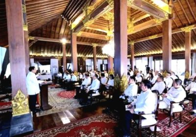 Presiden Terpilih Prabowo Subianto Mulai Berikan Pembekalan 59 Orang Calon Menteri dan Wamen