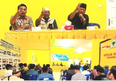 Tim Kampanye Daerah Iron-Edwin Konsolidasi di Kantor DPD Golkar Pra-Pilkada Lotim