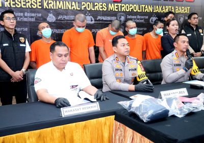 Lima Begal Pengemudi Ojol Bersenjata Airsoft Ditangkap Polisi