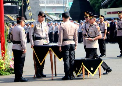 Dir Samapta, Kabid TIK PMJ dan Kapolres Jakut Resmi Diserahterimakan
