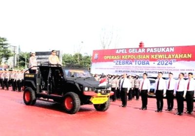 Kapolda Sumut Pimpin Operasi Zebra 2024 Kelancaran Pelantikan Presiden dan Tata Tertib Berlalu Lintas