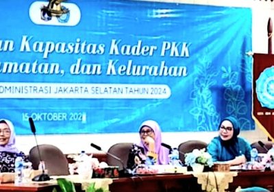 Sebanyak 100 Kader TP PKK Jaksel Mengikuti Peningkatan Kapasitas