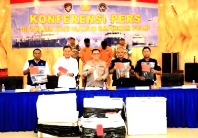 Baharkam Polri Gagalkan Penyelundupan Benih Bening Lobster di Lampung