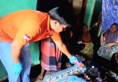 Penemuan Mayat di Gunung Nandus Kecamatan Pujut Polres Loteng Olah TKP
