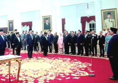 Presiden Prabowo Subianto Resmi Melantik 48 Menteri Kabinet Merah Putih