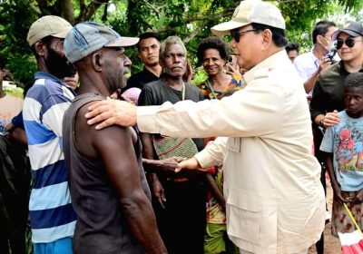 Presiden Prabowo Berkunjung ke Desa Wanam Merauke Dielukan Masyarakat