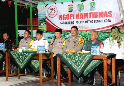 “Ngopi Bareng” Warga DirbinmasSerap Aspirasi Warga Antisipasi Gangguan Kamtibmas
