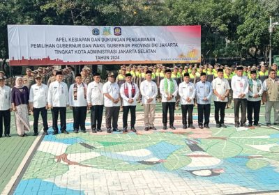 Wali Kota Jaksel Munjirin Pimpin Apel Kesiapan Pengamanan Pilgub DKI Jakarta
