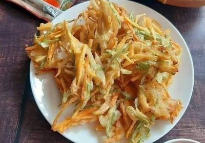 Tempura Ubi dan Sayuran