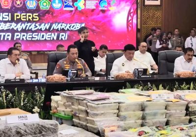 Ribuan Tersangka Narkoba Ditangkap Barang Bukti Senilai Rp288 Triliun