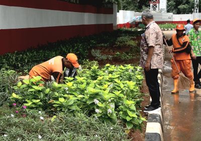 Penataan Kawasan TW 4 Kelurahan Senayan Rampung 100 Persen
