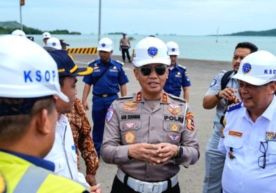 Korlantas dan Wamenhub Tinjau Jalur Penyeberangan Jelang Libur Nataru