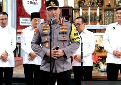 Kapolri Ucapkan Selamat Natal 2024 “Mari Genggam Erat Persatuan dan kesatuan”