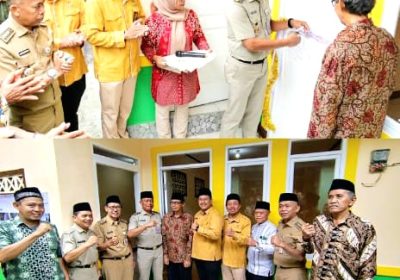 Wali Kota Jaksel Munjirin Resmikan Bedah Rumah Warga Kelurahan Lebak Bulus