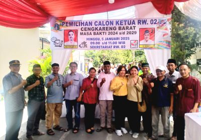 Wahidin Unggul Dalam Pemilihan Ketua RW02 Cengkareng Barat