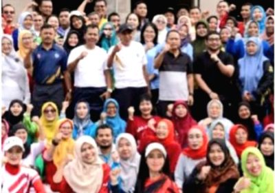 Sudin Pendidikan Wilayah II Jaksel Gelar Senam Bersama