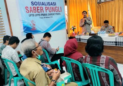 Saber Pungli NTB Sosialisasikan Pelayanan Prima dan Budaya Anti Korupsi di Samsat Praya