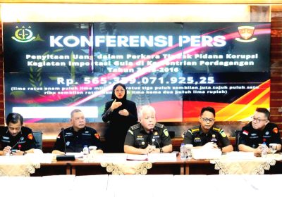 Kejagung Sita Rp565 Miliar Kasus Importasi Gula di Kemendag