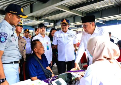 Benyamin Tinjau Ramp Check di Terminal Pondok Cabe Pastikan Keselamatan Pemudik Jelang Idulfitri