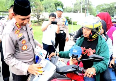 Kapolres Metro Tangerang Kota Turun ke Jalan Sosialisasi Layanan Pengaduan Polri 110