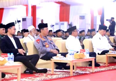 Kapolri Gelar Buka Puasa Bersama Kementerian dan TNI di Lapangan Bhayangkara Mabes Polri