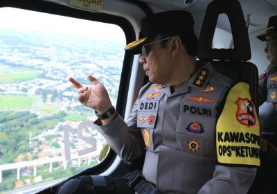 Pantauan Udara Irwasum Polri Ungkap Titik Rawan Arus Mudik 2025