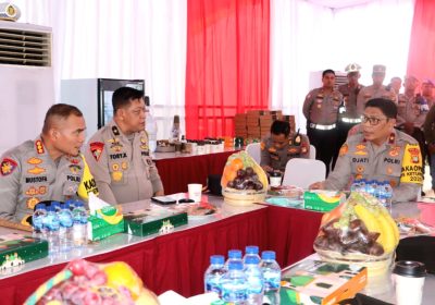 Pastikan Kelancaran Lalin Wakapolda Metro Tinjau Pengamanan Arus Balik di Km 25B