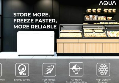Andal dan Efisien, AQUA Freezer AQF-460MC Siap Penuhi Kebutuhan Rumah Tangga