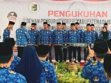 Pengurus Korpri Lotim Periode 2025-2030 Dikukuhkan 