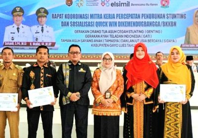 SMAN Seribu Bukit Terima Penghargaan Gerakan Ayah Teladan Indonesia dari P3AP2KB Gayo Lues Aceh