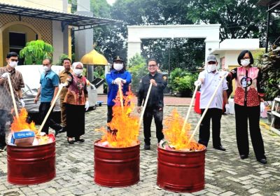 Kejari Jakarta Selatan Musnahkan Barang Bukti Narkotika