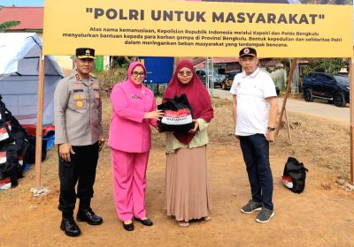 Kapolri Kirim Bantuan 5.000 Paket Sembako Gempa Bumi di Bengkulu