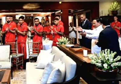 Presiden Prabowo Subianto Terima Pemain Timnas Indonesia di Kertanegara