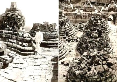 Begini Kondisi Candi Borobudur Saat Pertama Kali Ditemukan Kembali