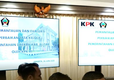 KPK Soroti Penyimpangan pada Proses Perencanaan dan Penganggaran di Pemerintah Kabupaten Blitar