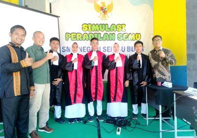 SMAN Seribu Bukit Gelar Panen Karya P5, Stand Simulasi Peradilan Semu Jadi Perhatian Pengunjung