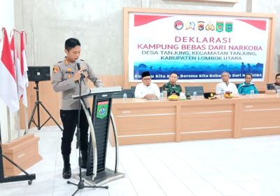 Desa Tanjung Deklarasi Perang terhadap Narkoba, Polda NTB: Ini Langkah Inspiratif