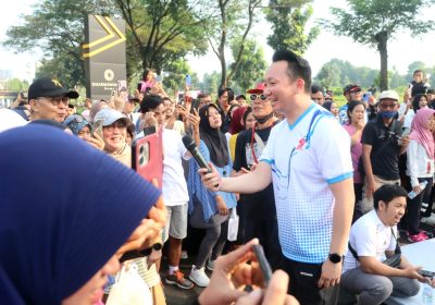 Polres Tangsel Gelar Panggung Edukatif Hingga Pelayanan Publik di CFD Bintaro