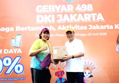 Ribuan Pengunjung CFD Padati PLN Gebyar 498 DKI Jakarta