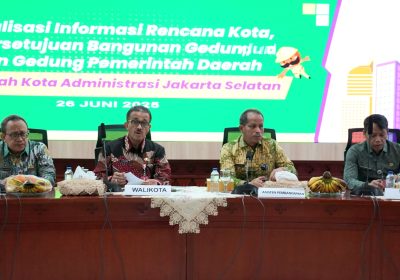 Sudin CKTRP Jaksel Gelar Sosialisasi Persetujuan Bangunan Gedung Informasi Rencana Kota dan Gedung