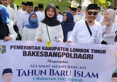 Lombok Timur Sambut Tahun Baru Islam 1 Muharam Parade 1000 Dulang