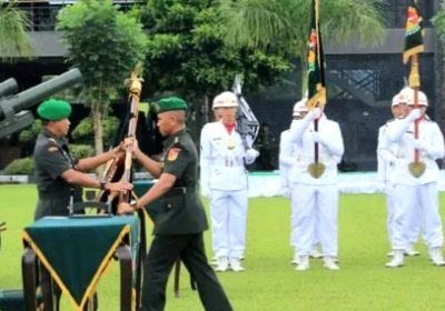Pangdam XIII/Merdeka Sertijab Pejabat Kodam dan Komandan Satuan Kodam XIII/Merdeka