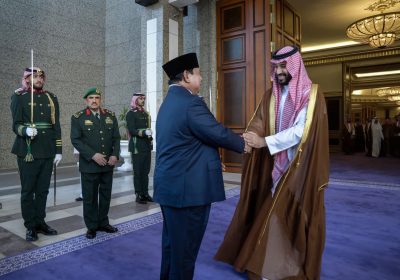 Presiden Prabowo Subianto Mengaku Senang Disambut Pangeran Mohammed bin Salman Al Saud