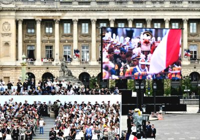 Satgas Patriot II Indonesia Curi Perhatian di Bastille Day 2025, TNI Bangga
